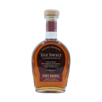 Isaac Bowman Port Barrel Finished Straight Bourbon Whiskey - ForWhiskeyLovers.com