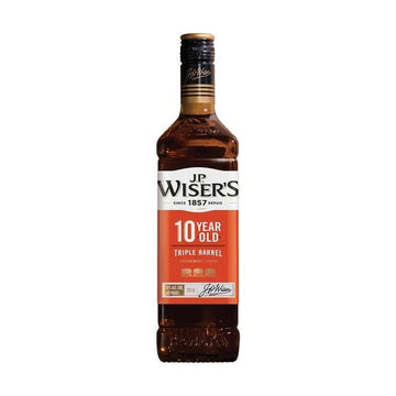 J.P. Wiser's 10 Year Old Triple Barrel Blended Canadian Whisky - ForWhiskeyLovers.com