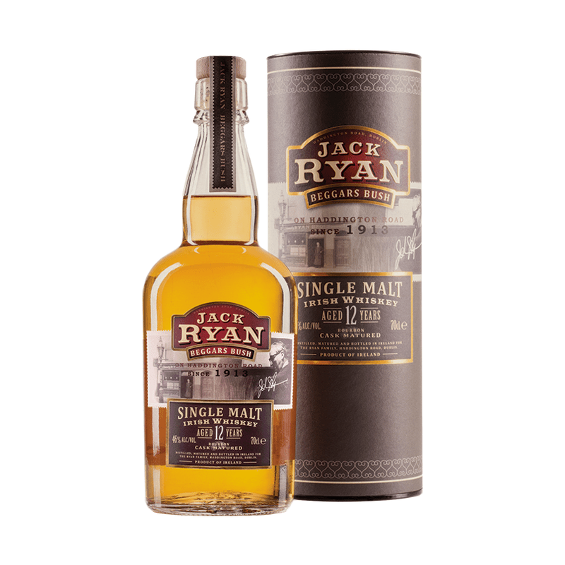 Jack Ryan 12 Year Old Beggars Bush Irish Single Malt Whiskey 750mL - ForWhiskeyLovers.com