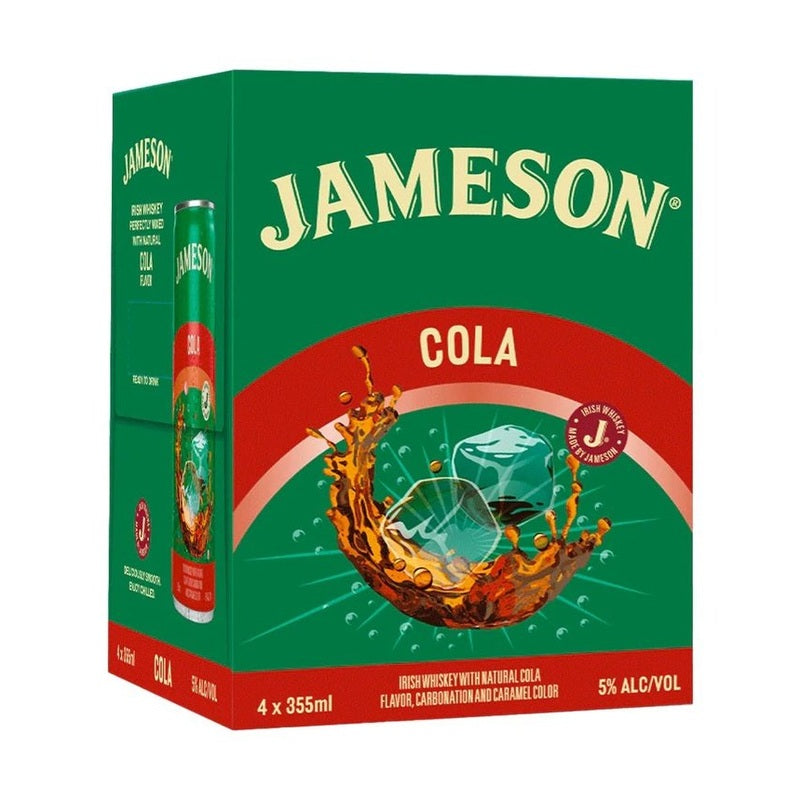 Jameson 'Cola' Canned Cocktail 4-Pack - ForWhiskeyLovers.com