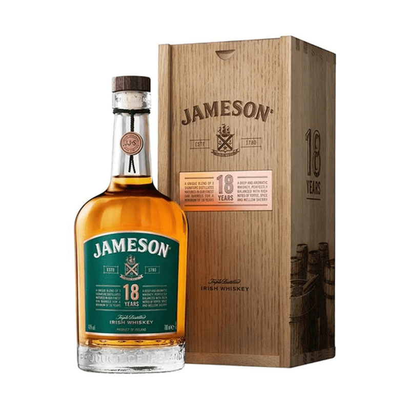 Jameson Irish Whiskey 18 Year Old Limited Reserve 750ml - ForWhiskeyLovers.com