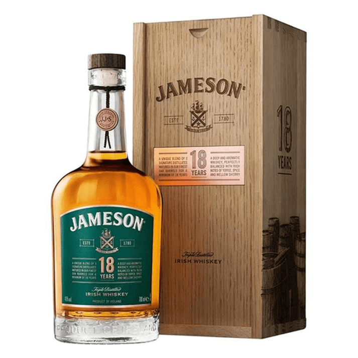 ジェイムソン アイリッシュ ウイスキー 18 年 リミテッド リザーブ (750ml) - ForWhiskeyLovers.com