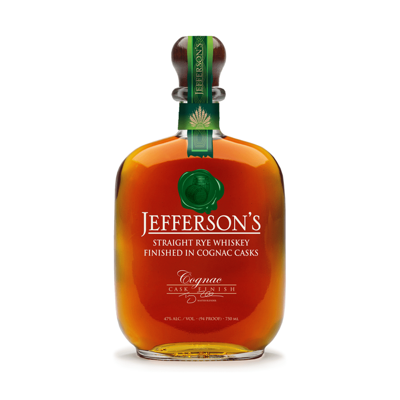 Jefferson's Cognac Cask Finish Straight Rye Whiskey - ForWhiskeyLovers.com