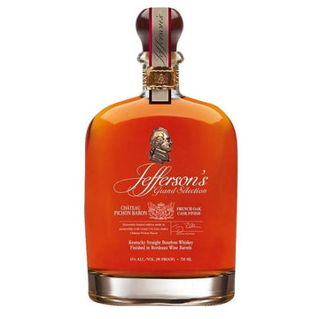Jefferson's Grand Selection Château Pichon Baron French Oak Cask Finish Kentucky Straight Bourbon Whiskey - ForWhiskeyLovers.com