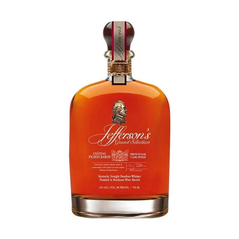 Jefferson's Grand Selection Château Pichon Baron French Oak Cask Finish Kentucky Straight Bourbon Whiskey - ForWhiskeyLovers.com