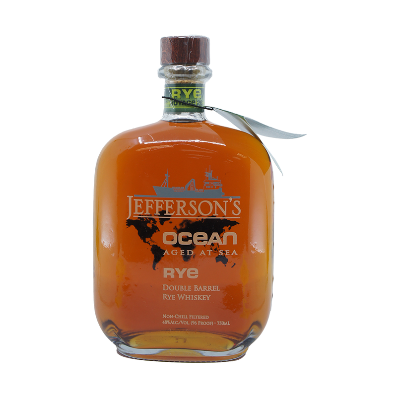 Jefferson's Ocean Aged at Sea Double Barrel Rye Whiskey - ForWhiskeyLovers.com