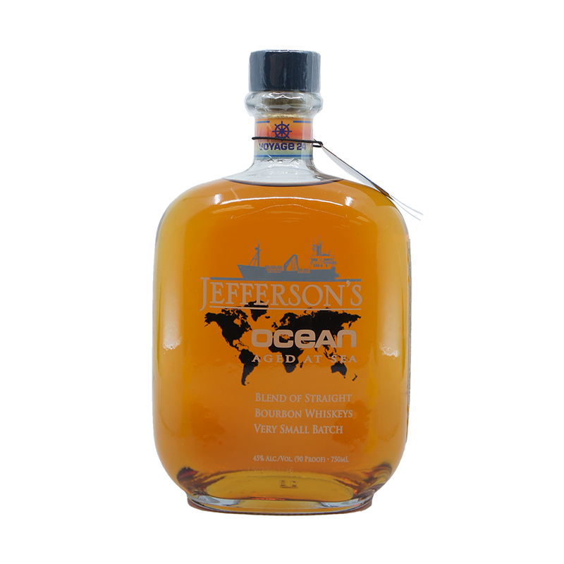 Jefferson's Ocean Aged at Sea Very Small Batch Straight Bourbon Whiskey - ForWhiskeyLovers.com
