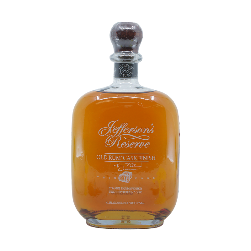 Jefferson's Reserve Old Rum Cask Finish Twin Wood Straight Bourbon Whiskey - ForWhiskeyLovers.com