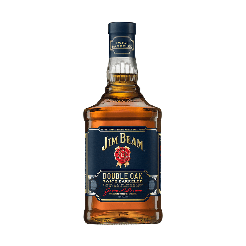 Jim Beam Bourbon Double Oak 750ml - ForWhiskeyLovers.com