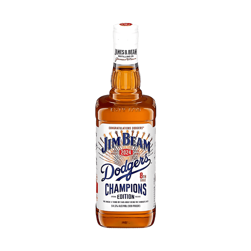 Jim Beam Dodgers 8th Title Edition Kentucky Straight Bourbon Whiskey - ForWhiskeyLovers.com