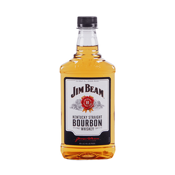 Jim Beam Kentucky Straight Bourbon Whiskey 375ml - PET Bottle - ForWhiskeyLovers.com