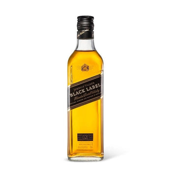 Johnnie Walker Black Label 12 Year Old Blended Scotch Whisky 200ml - ForWhiskeyLovers.com