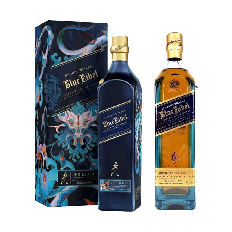 Johnnie Walker Blue Label Bundle with Year of the Dragon - ForWhiskeyLovers.com