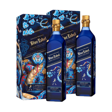 Johnnie Walker Blue Label 'Year Of The Snake' Blended Scotch Whisky Duo - ForWhiskeyLovers.com