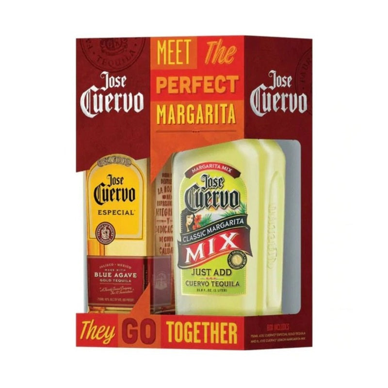 Jose Cuervo Especial Gold Tequila & Classic Margarita Mix Pack - ForWhiskeyLovers.com