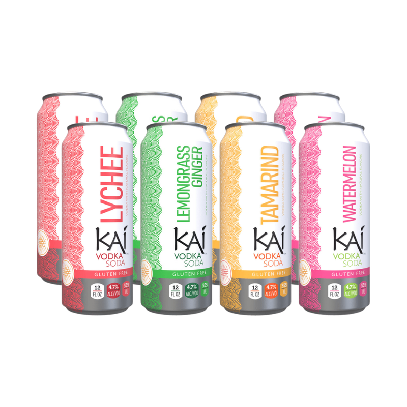 Kai Spirits Vodka Soda Variety 8-Pack Case - ForWhiskeyLovers.com