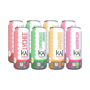 Kai Spirits Vodka Soda Variety 8-Pack Case - ForWhiskeyLovers.com