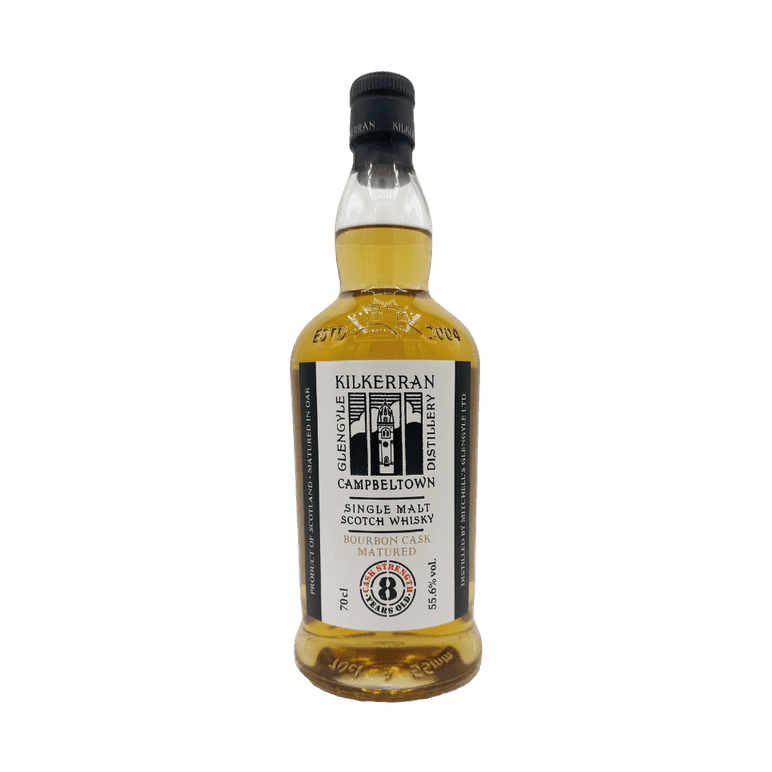 Kilkerran 8 Year Ex-Bourbon Cask Strength Single Malt Scotch Whisky - ForWhiskeyLovers.com