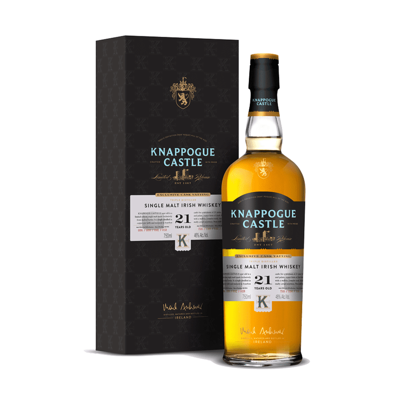 Knappogue Castle 21 YO Irish Single Malt Whiskey 750mL - ForWhiskeyLovers.com