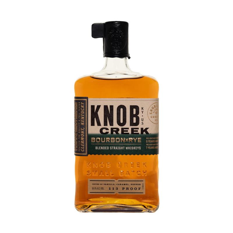 Knob Creek Bourbon x Rye Blended Whiskey - ForWhiskeyLovers.com