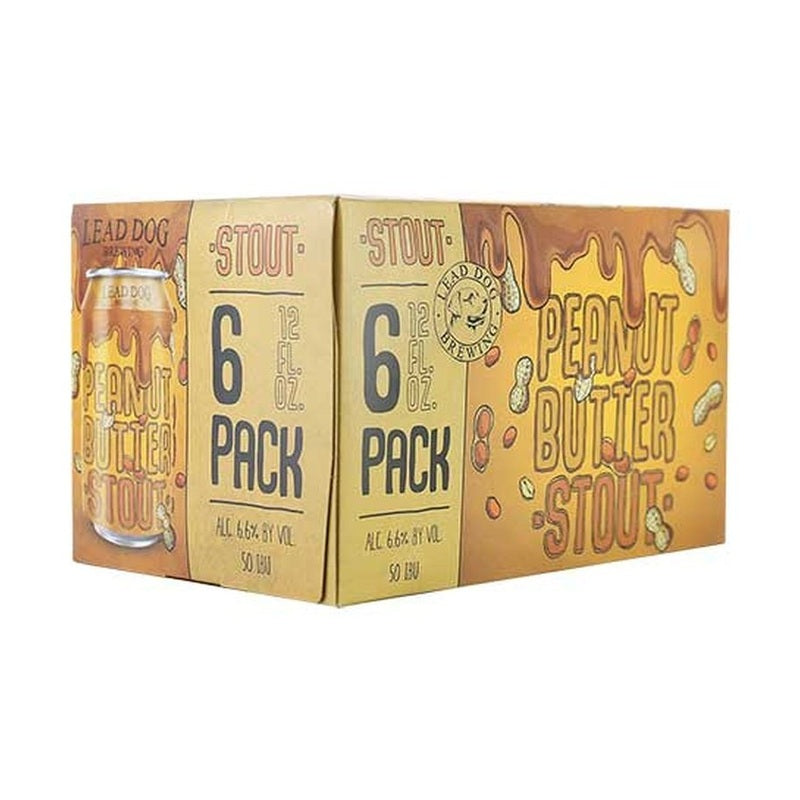 Lead Dog Brewing Peanut Butter Stout Beer 6-Pack - ForWhiskeyLovers.com