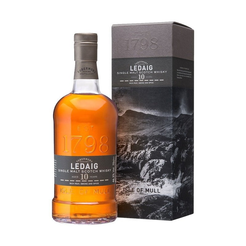 Ledaig Scotch Single Malt 10 Year 750ml - ForWhiskeyLovers.com