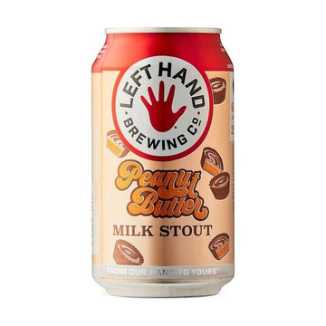 Left Hand Brewing Peanut Butter Milk Stout Beer 6-Pack - ForWhiskeyLovers.com
