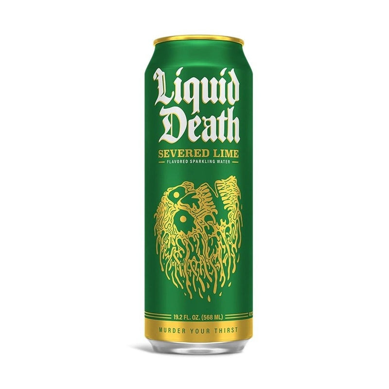 Liquid Death Severed Lime Flavored Sparkling Water - ForWhiskeyLovers.com