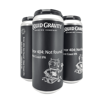 Liquid Gravity Brewing '404 Not Found West Coast IPA' 4-Pack - ForWhiskeyLovers.com