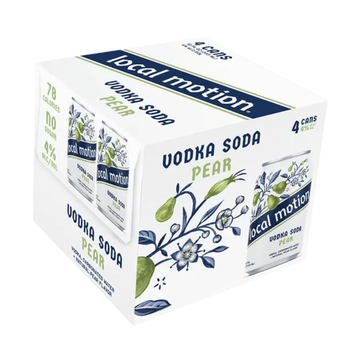 Local Motion - Pear Vodka Soda 4-Pack - ForWhiskeyLovers.com