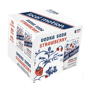 Local Motion - Strawberry Vodka Soda 4-Pack - ForWhiskeyLovers.com
