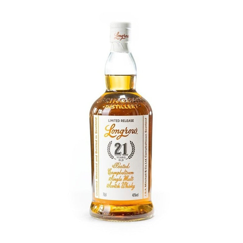 Longrow 21 Year Old Peated Campbeltown Single Malt Scotch Whisky - ForWhiskeyLovers.com
