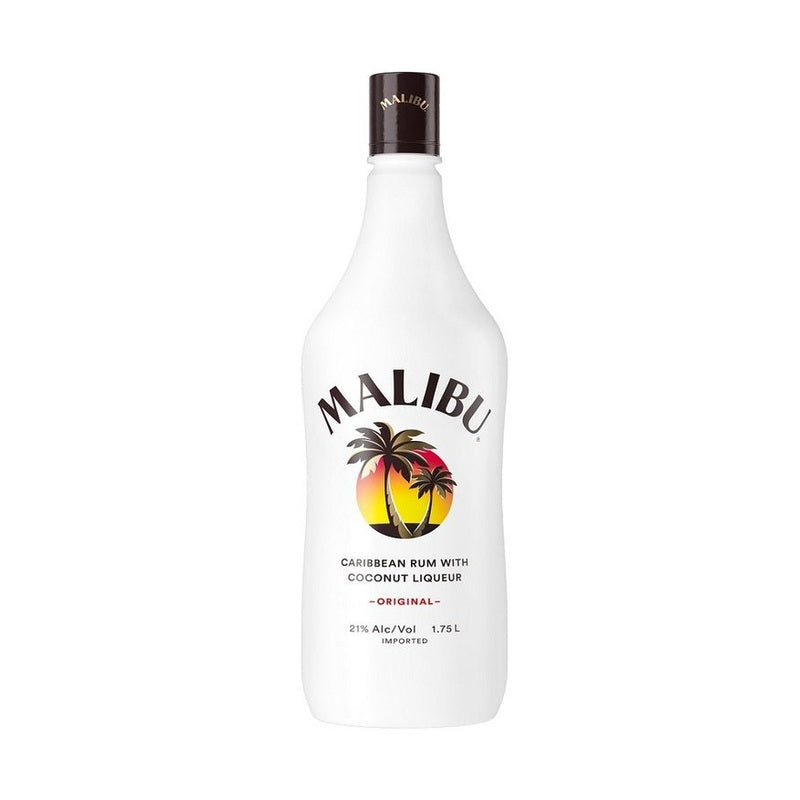 Malibu Original Coconut Flavored Caribbean Rum 1.75L - ForWhiskeyLovers.com