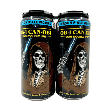 Mason Ale Works 'Obi-1 Can-Obi' DDH Hazy Double IPA 4-Pack - ForWhiskeyLovers.com