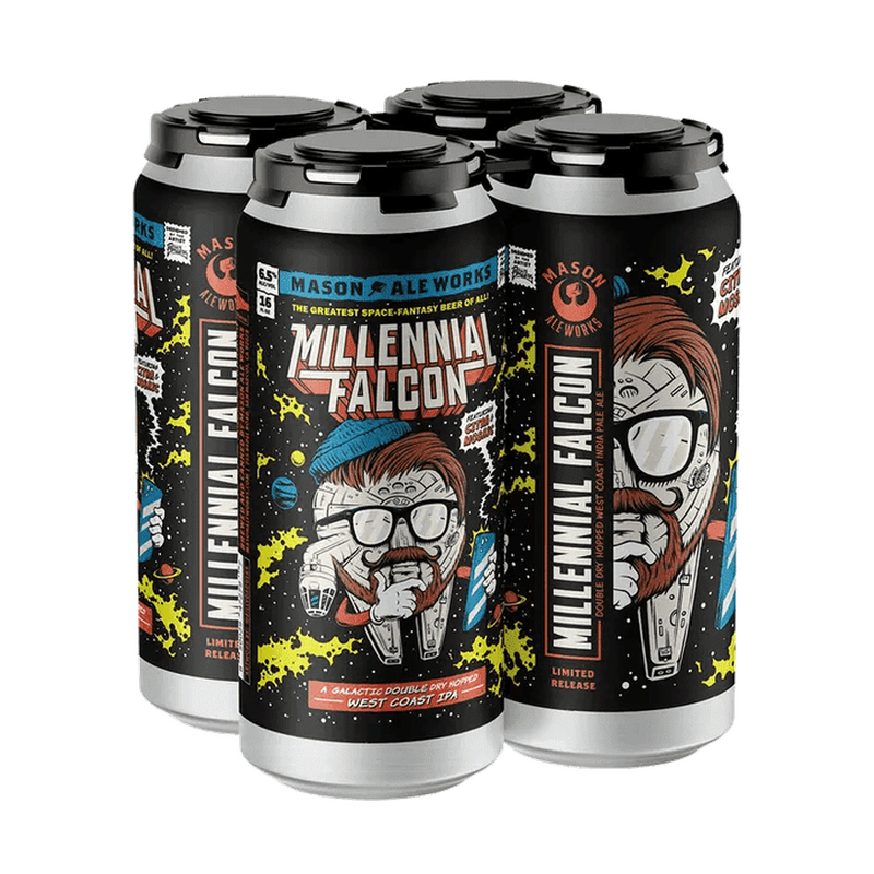 Mason Aleworks 'Millennial Falcon' DDH West Coast IPA 4-Pack - ForWhiskeyLovers.com