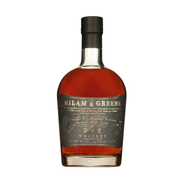 Milam & Greene Port Cask Finish Straight Rye Whiskey - ForWhiskeyLovers.com