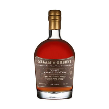 Milam & Greene Very Small Batch Charred French Oak Finish Straight Bourbon Whiskey - ForWhiskeyLovers.com