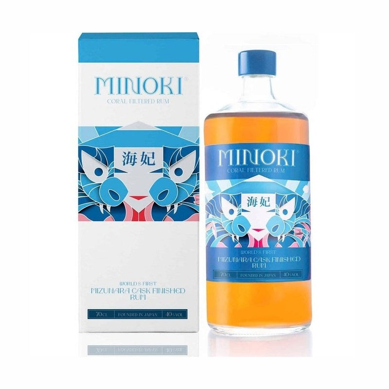 Minoki Mizunara Cask Finished Coral Filtered Rum Gift Box - ForWhiskeyLovers.com