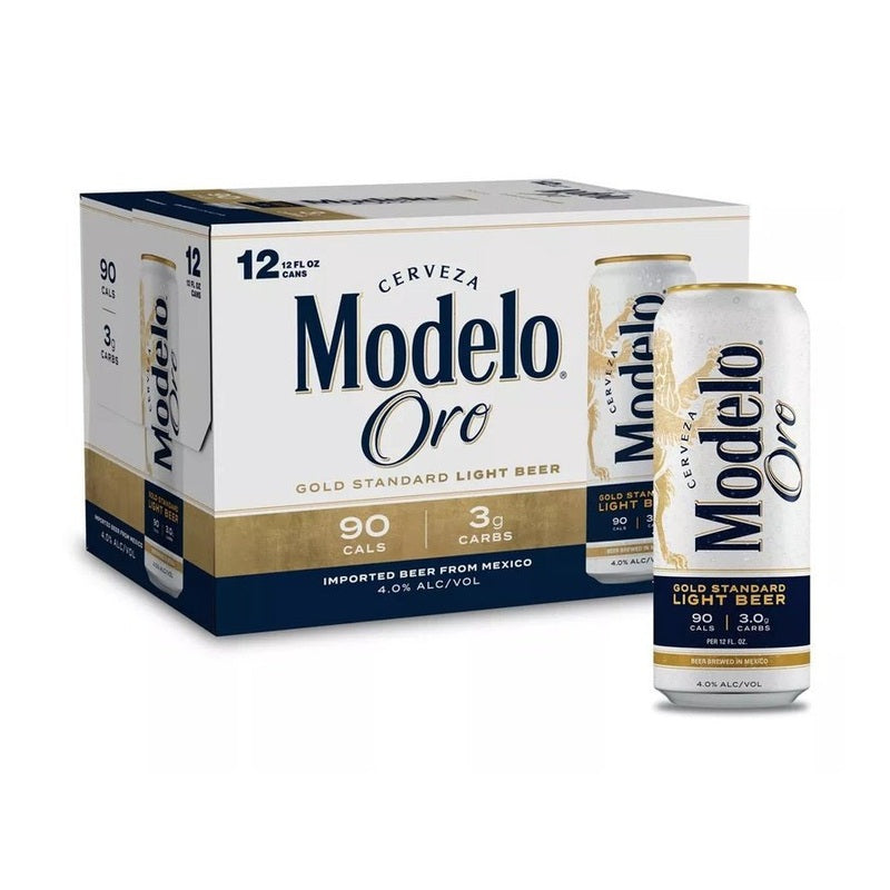 Modelo Oro Light Beer 12-Pack - ForWhiskeyLovers.com