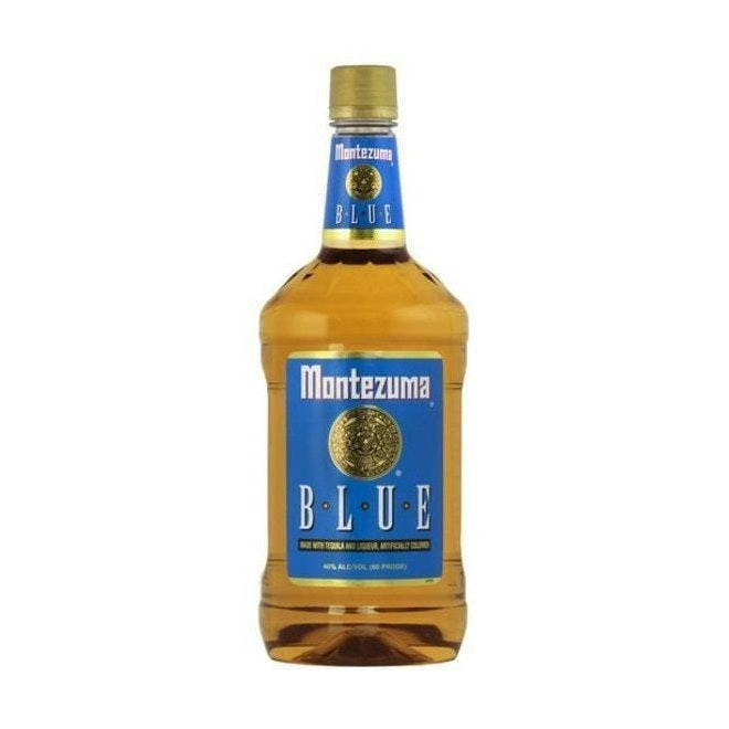 Montezuma Blue Tequila Liter - ForWhiskeyLovers.com