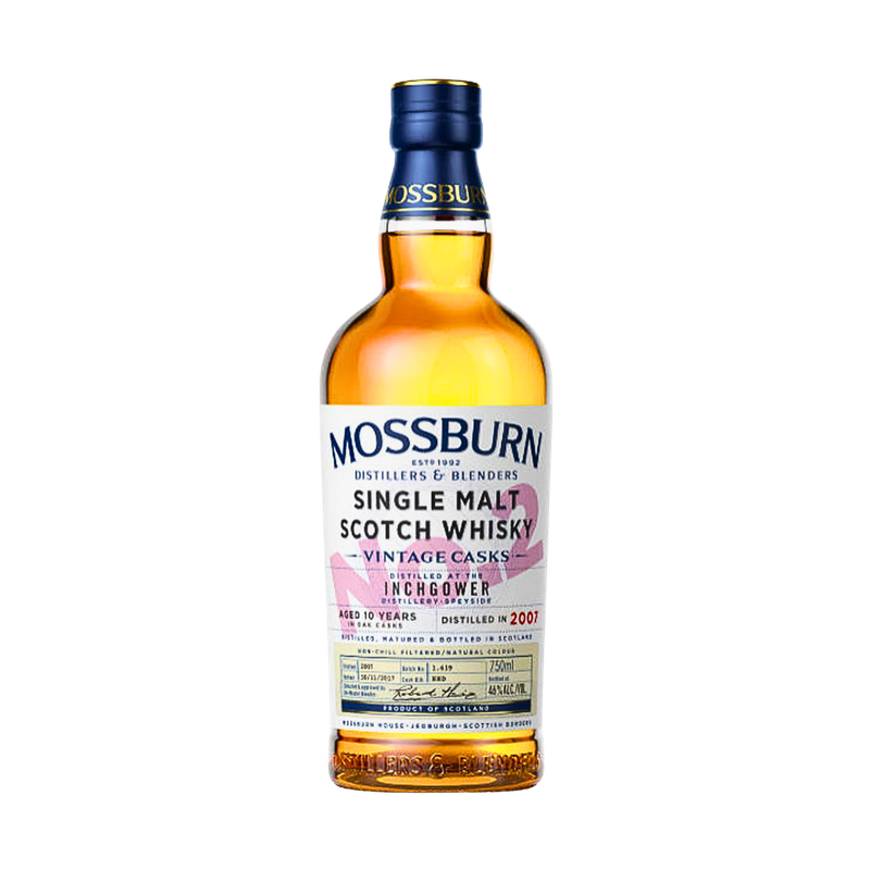 Mossburn Vintage Casks No. 2 Inchgower 10 Year Single Malt Scotch Whisky - ForWhiskeyLovers.com