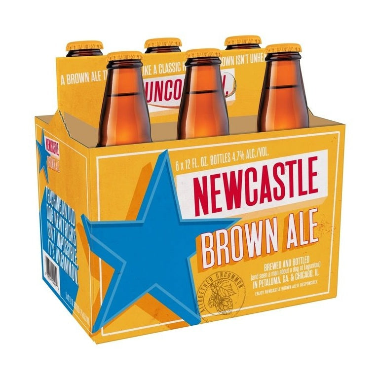 Newcastle Brown Ale Beer 6-Pack - ForWhiskeyLovers.com