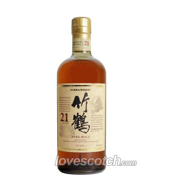 Nikka Taketsuru 21 Year Old Pure Malt Japanese Whisky - ForWhiskeyLovers.com