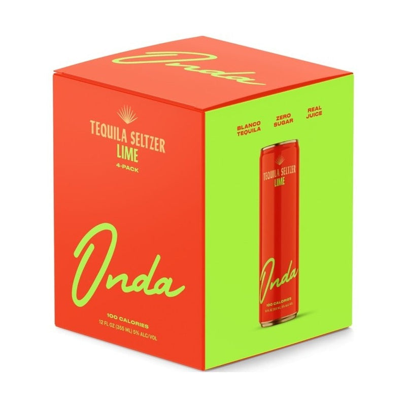 ONDA Tequila Seltzer 'Lime' 4-Pack - ForWhiskeyLovers.com