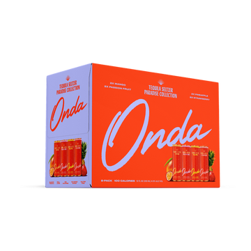 ONDA Tequila Seltzer 'Paradise Collection' 8-Pack - ForWhiskeyLovers.com