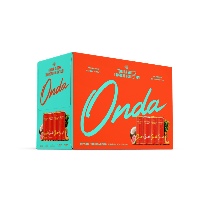 ONDA Tequila Seltzer 'Tropical Collection' 8-Pack - ForWhiskeyLovers.com