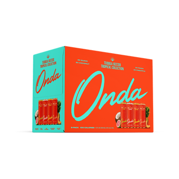 ONDA Tequila Seltzer 'Tropical Collection' 8-Pack - ForWhiskeyLovers.com