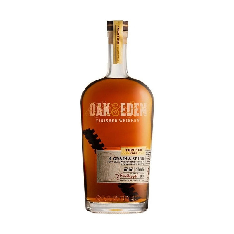 Oak & Eden Torched Oak 4 Grain & Spire Whiskey - ForWhiskeyLovers.com