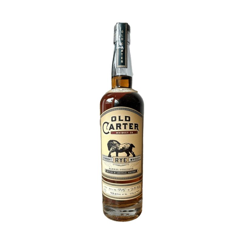 Old Carter Barrel Strength Straight Rye Whiskey Batch No. 10 - ForWhiskeyLovers.com