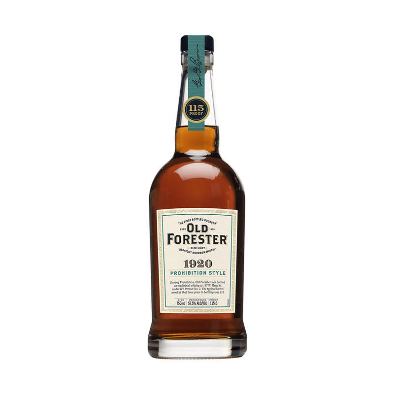 Old Forester 1920 Prohibition Style Kentucky Straight Bourbon Whisky - ForWhiskeyLovers.com
